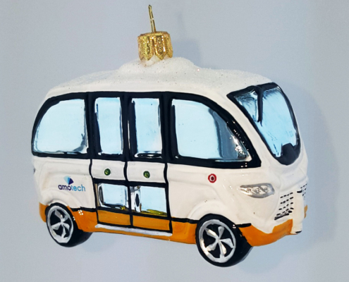 Christmas Ornament “Autonomous Electric Bus”